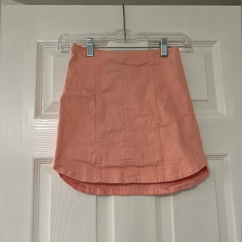 Altar’d State Jean Skirt - Pink